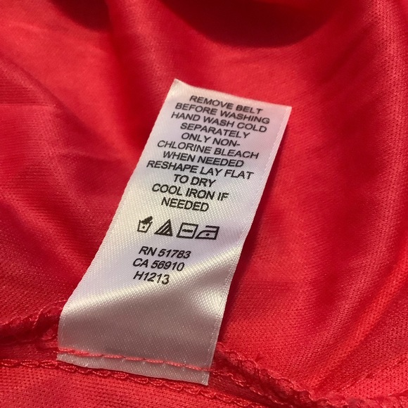 Maurices Magenta Strapless Knee Lnth Lace Dress 2X - Picture 5 of 8